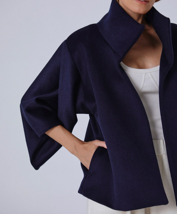 Jakna Kimono Navy Blue- People Like Us community