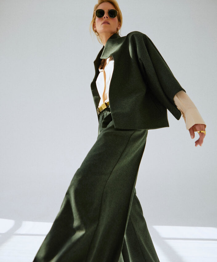 Pantalone Olive green- People Like Us community